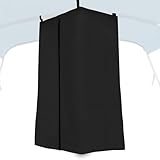 Cabine d'Essayage Portable Légère et Imperméable   Tente de Confidentialité Pliable à Installation Rapide pour Camping, Plage, Jardin, Bateau, Voyage   Tissu Oxford 420D (Noir)