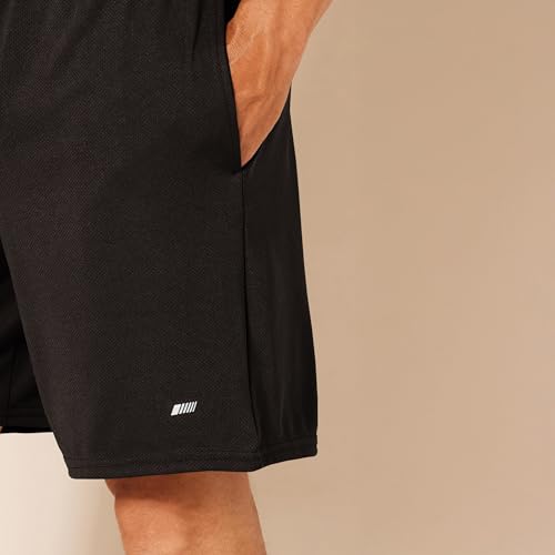 Image of Amazon Essentials Men's Athletic Basketball Gym Shorts, Breathable Moisture Wicking Performance Tech Loose-Fit Training Shorts with Elastic Waist, Pack of 2