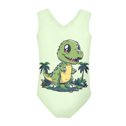 Image of Fashion Print One-Piece Swimsuits for Girls,Soft Stretchy One Piece Bathing Suit Quick Dry Beach Swimwear 5-14 Years