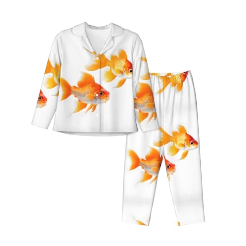 Pyjama poissons rouges idéal pour soirées cocooning et nuits douces EdWal