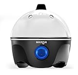 Milton Xpress Egg Boiler | Automatic Power Off | Egg Cooker & Steamer for Boiling Up to 7 Eggs | 3 Boiling Modes | 360 Watt | Compact Egg Boiler with Plastic Body| 1 Year Warranty