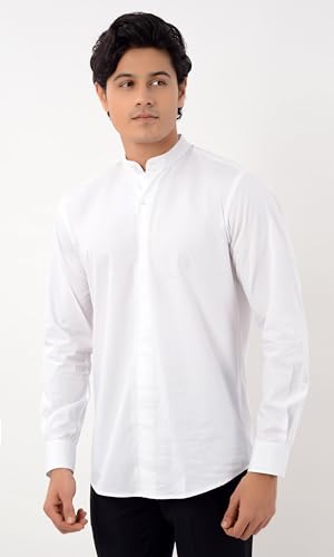 Image of Men's Solid Slim Fit Shirt