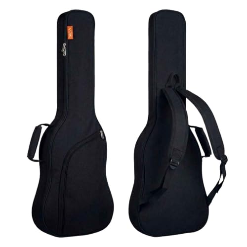 Bag Capa Para Guitarra Acolchoada Voik BG-1000P Preta Alça Dupla
