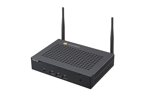 Image of ASUS Fanless Chromebox CF40 with Intel Celeron N4500 Processor, 8GB Memory, 64G eMMC Storage, USB-C (PD /Alt Mode Support), HDMI, WiFi 6, Chrome OS, VESA Mount