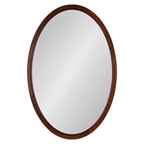 Kate and Laurel Hogan Farmhouse Oval Framed Wall Mirror Cover