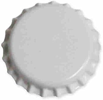 Beer Bottle Crown Caps - Oxygen Absorbing for Homebrew - 144 Count (White)