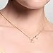 MOYEE Gold Chain Necklace with Logo Pendant and Butterfly Charm, Delicate Fashion Jewelry