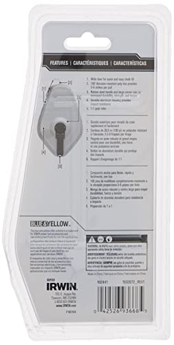 Irwin Tools Strait-Line 1932872 Irwin Classic Chalk Reel, 100' #TOP2
