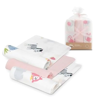 Interbaby Muselina Bambu Bebe 55x75cm | Gasas para Bebes Recien Nacidos  Lactancia  Toalla  Manta | Muselinas Bebe Cómoda  Suave  Transpirable