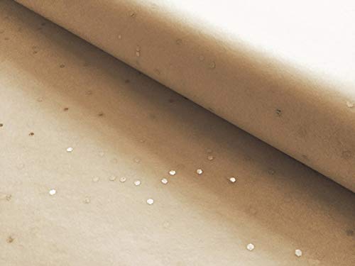 InsideMyNest Sparkly Glitter Gemstones Tissue Paper - 20 Sheets - 30x20 inches (Gold Dust)