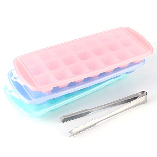 Caixa de gelo, 3 unidades/conjunto resistente a derramamentos de gelo, para fazer coquetéis de uísqu