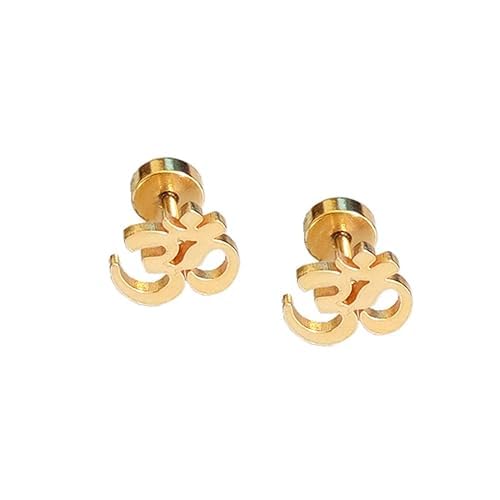 Karishma Kreations Valentine Jewellery Stainless Steel Mens Earrings Om Black Gold Silver Piercing Screw Bali Stud Hoops Earing Multicolor Earrings Combo For Men Boys Unisex (B0CMLY71R9) Amazon Price History, Amazon Price Tracker