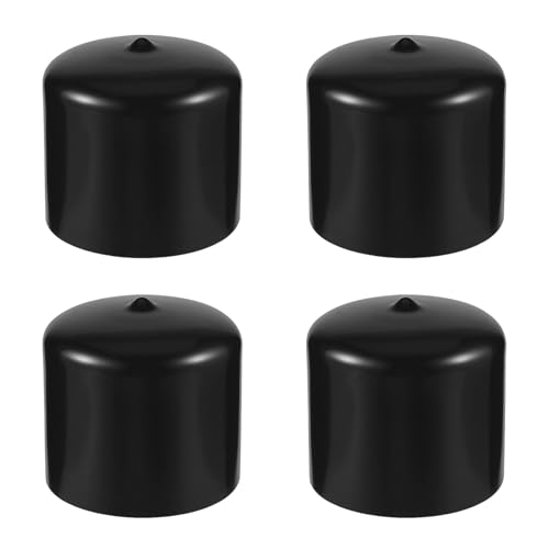 4 PCS Rubber End Caps Soft PVC 2