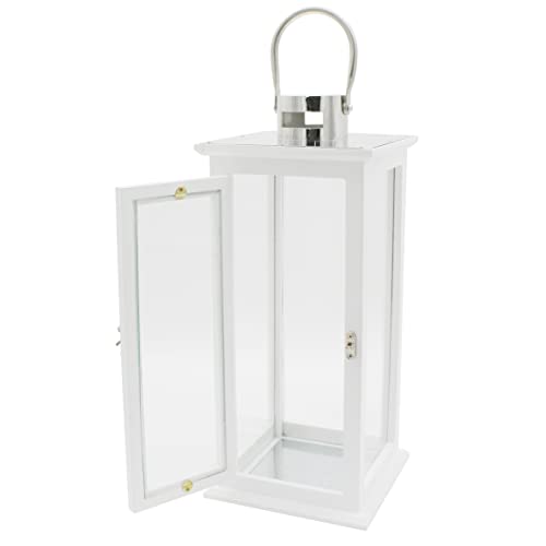 Lanternes décoratives en bois blanc pour rompre la monotonie de votre déco - 7