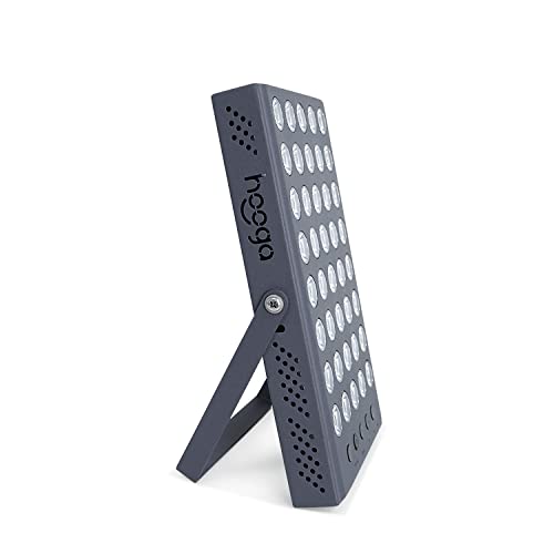 Hooga Red Light Therapy Device, 660nm 850nm Near Infrared Light Therapy with Timer, Built in Stand, Clinical Grade High Power Output for Skin Health, Pain Relief, Muscle Recovery, Performance. - Image 3