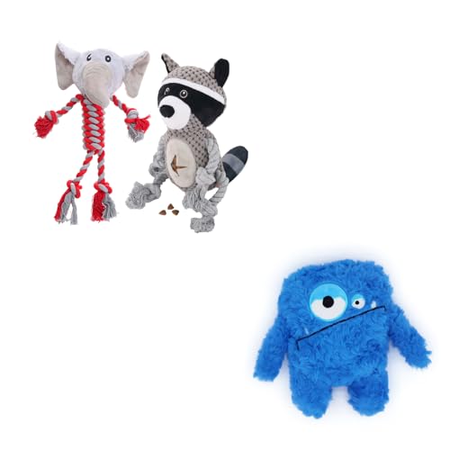 Juguetes mordibles para perros, pack de 3 unidades