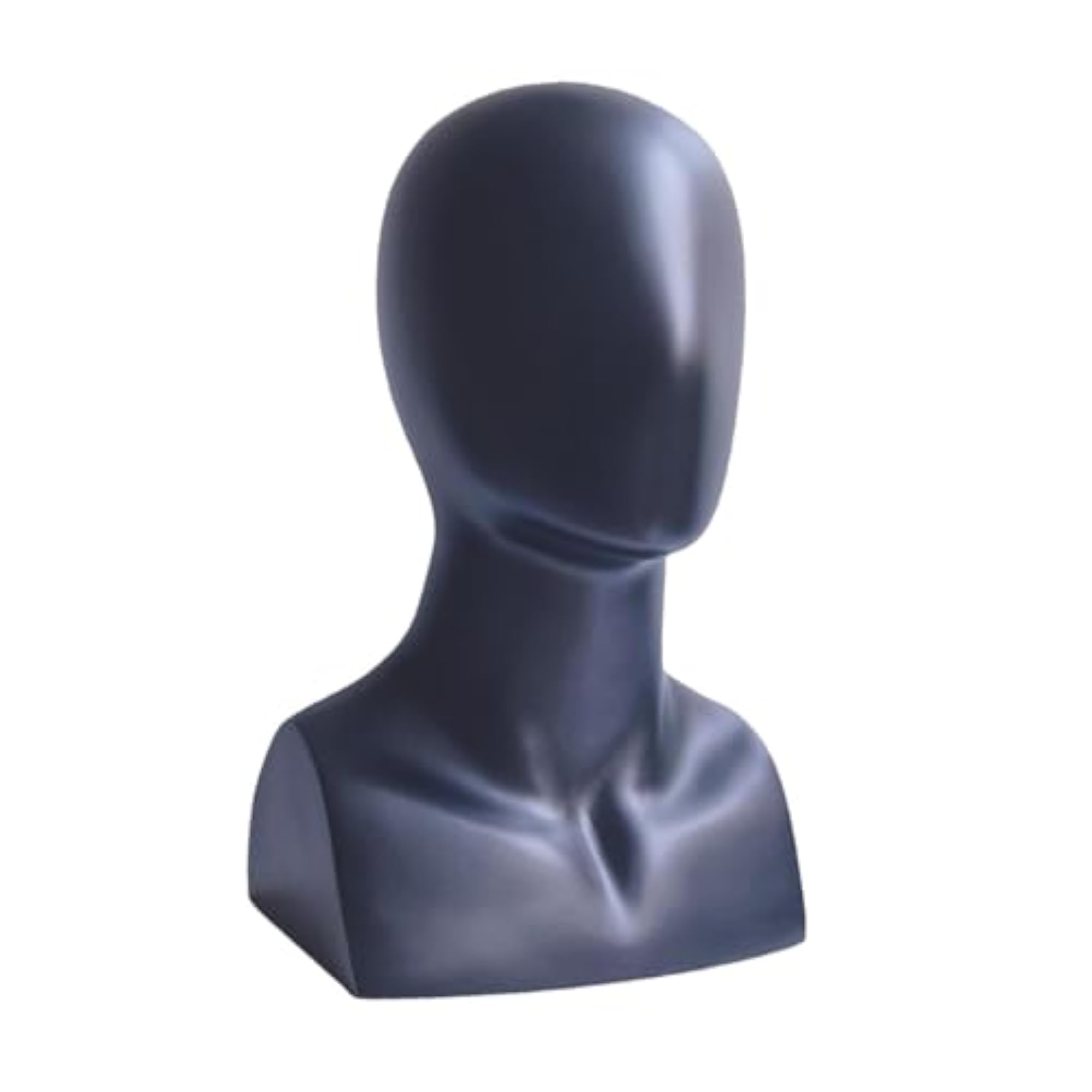 Mannequin Head with Shoulder Wig Display Stand for Necklace