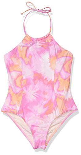 Image of Hobie Girls High Neck Halter One Piece Swimsuit