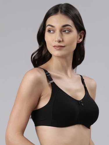 Image of Dollar Missy Pack of 2 Women's Combed Cotton Elastane Wire-Free Panelled Support Bra