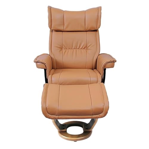 Sillón Plegable Cuero Caramelo miniatura 6