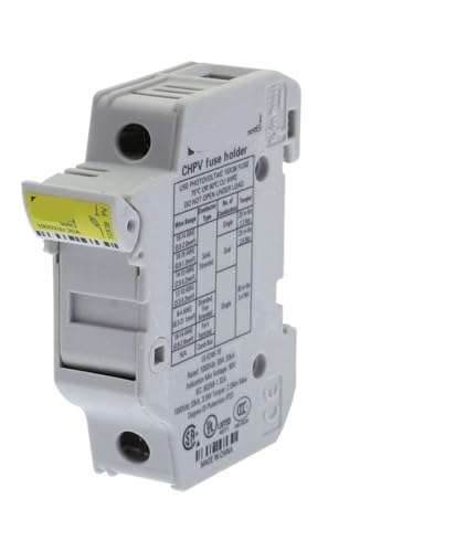 Fusible industrial C10G1 1A GL cilíndrico con portafusibles de un polo 500V