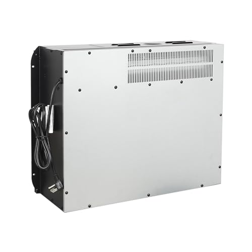 ESPIDOO 23 Inch Electric Fireplace Insert: Infrared Quartz Heater with Realistic Wood Log & Brick Design - Remote Control Wall Mount Fireplace for Yoga Studio & Meditation Space - 1500W Quiet Heating - Image 9