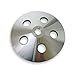 DEMOTOR PERFORMANCE Polished Aluminum Double Groove Power Steering Pump Pulley For GM Chevy SBC BBC Key-Way