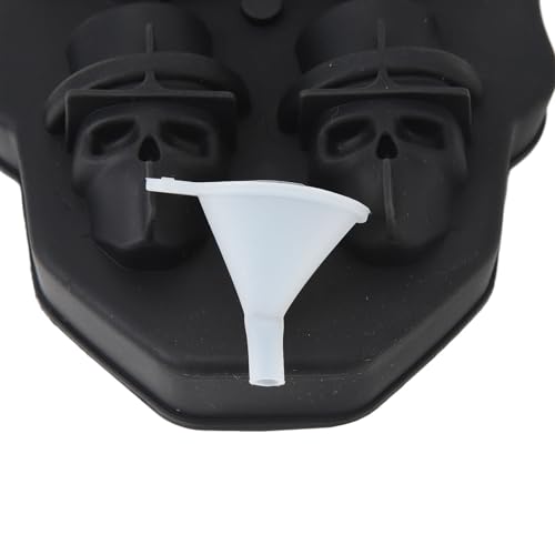 Molde para cubos de hielo 3D diseño calavera miniatura 7