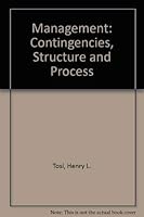 Management: Contingencies, structure, and process 0471078840 Book Cover