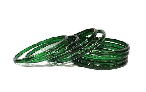 Image of Colorful Jelly Bangles Set of 8 - Transparent Candy Color Stackable Bracelets, Lightweight Fashion Accessories for Women & Girls