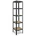shelfplaza® HOME Estantería antracita 180x40x40cm / estanterías fuertes, estantería de 5 baldas, estanterías metálicas almacenaje, estantería de metal insertable, capacidad de carga 175kg