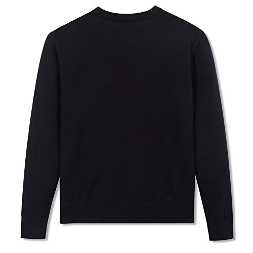 Image of Kid Nation Girls Sweaters Cotton Cute Kids Sweater Crew Neck Holiday Pullover