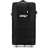 M-X-M-Travel-Moving-Trolley-Luggage-Foldable-Bag-with-Wheels-XX-Large-30kg120L-aE-Waterproof-Zipper-Extendable-Duffel-Organizer-Bag-Black-A M X M Travel Moving Trolley Luggage Foldable Bag with Wheels XX-Large 30kg/120L – Waterproof Zipper Extendable Duffel Organizer Bag (Black-A)