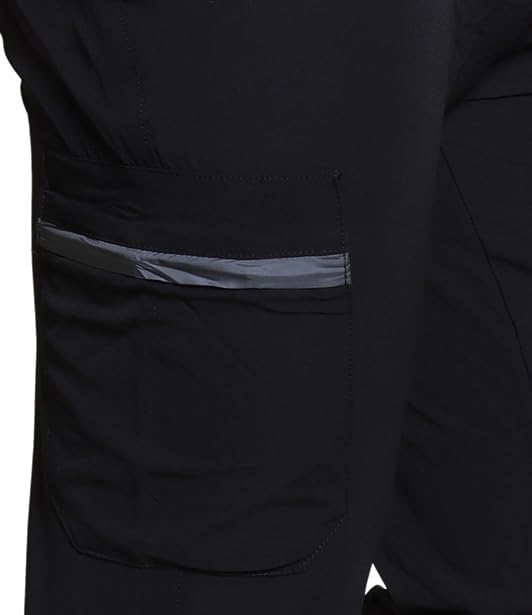 Image of Track Pant for Men - Polycotton Joggers, Gym Pants & Lowers for Men with Adjustable Waist, Moisture-Wicking Fabric & Pockets - Cargo & Ideal Sports Pajamas for Workout & Casual Wear