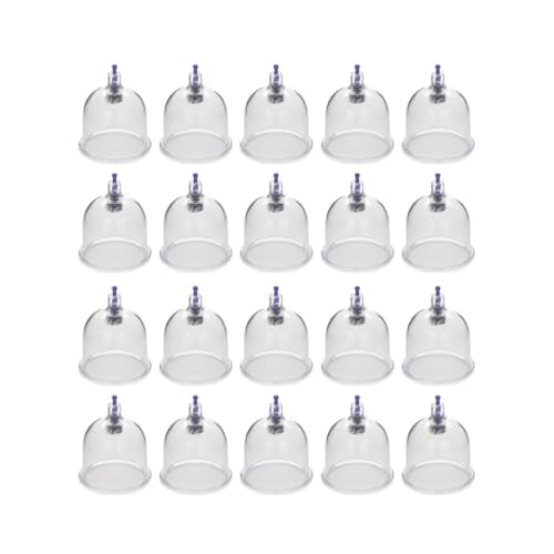 Image of Medical Bazaar Cupping Therapy Cups | Hijama Cupping Set (Size 0-6) | Loose Cups for Professional Cupping Therapy|Pain Relief |Massage| Detox Therapy (S0-7CM(Set of 10Pcs))