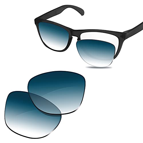 Image of 100% Precise-Fit Replacement Sunglass Lenses Compatible with Oakley Frogskins OO9013 55mm