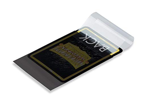 Image of Dragon Shield - Standard Perfect Fit Sealable Sleeves (100 Sleeves) - Smoke