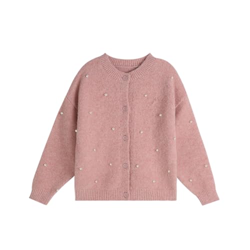 Girls Knitted Cardigan Sweater Toddler Long Sleeve Jacket Outerwear