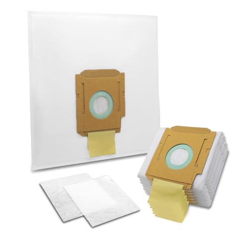 MisterVac | compatible avec les sacs de rechange pour sacs d'aspirateur 10 pièces Hoover Alpine 1300 E