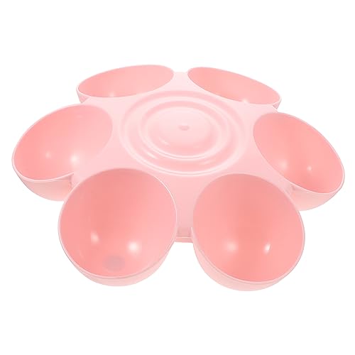 Milisten Cuenco de Flores para Mascotas Plato de Comida para Perros pequeños comederos para Varios Gatos Pet Feeder Dog Bowl comedero de plastico para Gatos Plato de Comida para Mascotas
