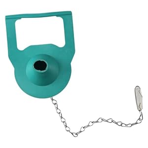 SSHHUI WC-Klappe Türkis Toilettenstopfen Ersatz-Kit