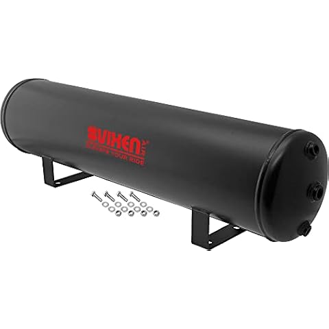 Vixen Air 5 Gallon (18 Liter) 9 Ports Suspension/Air Ride/Bag/Train Horn Air Tank 200 PSI VXT5200 Cover