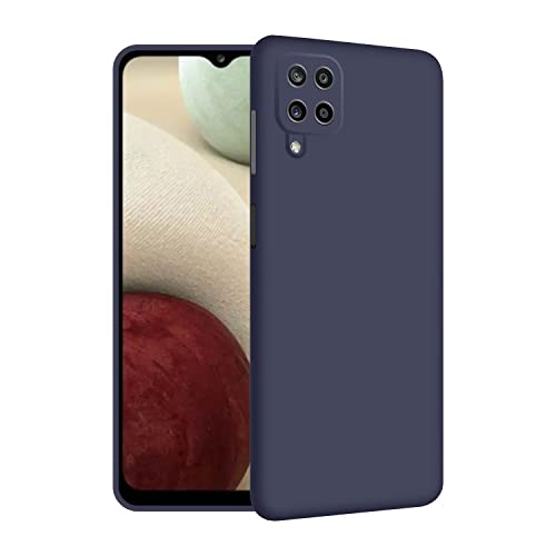 Image of Case Creation Liquid TPU Silicone Cover for Samsung Galaxy A22 Soft Case,Anti-Dirty Slim Case Frosted Matte Cute TPU Raised Bezel (Splash of Color) Back Case Cover for Samsung A22 4G - Glamour Red