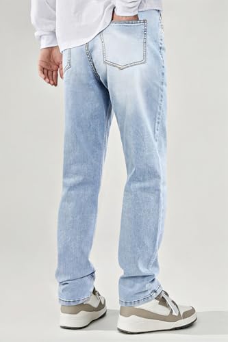 The Best Jeans for Men Over 50: Look Sharp, Feel Great in 2026 24 Heyfanee Mens Slim Fit Jeans Stretch Denim Pants for Men Slim Leg Light Blue 33x32