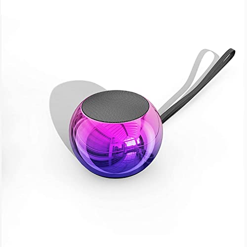 RN MART Mini Wireless Bluetooth Speaker 4D Mini Speaker Electroplating Round Steel Speaker (Random Color) (Multicolor)