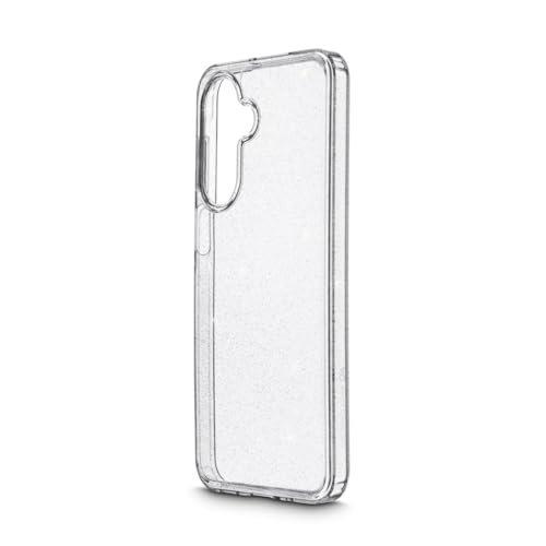 Coque Galaxy A17 antichoc et brillante White Diamonds transparente