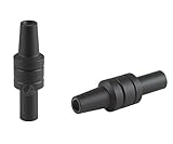 Amy Aluminium Schlauchadapter - matt schwarz