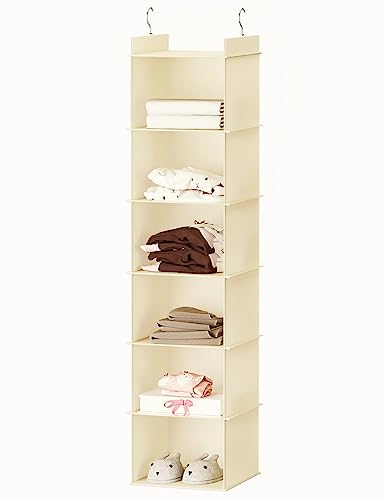 2er Set Hängeregale Für Kleiderschrank - Faltbare Stoff-Organizer Für Kleidung & Schuhe