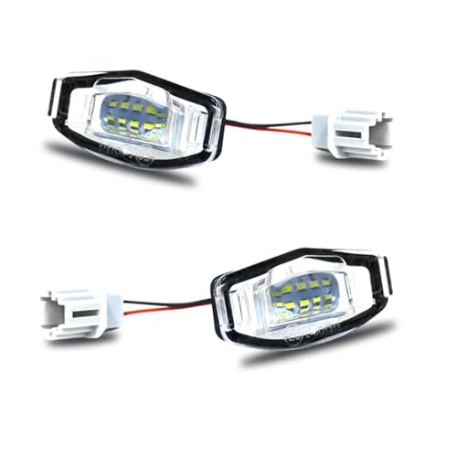 Luz de matrícula blanca para Civic 01-15 y Accord 4D 03-17