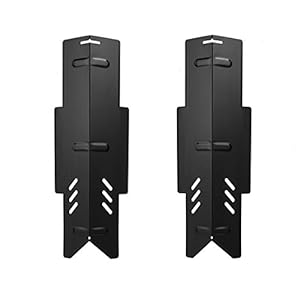 EasiBBQ Heat Plates Replacement for Dyna-Glo BBQ Grill Models DGF350CSP, DGF350CSP-D, Porcelain Enameled Grill Heat Shield Tent Flame Tamer.